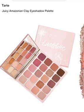 tarte Juicy Amazonian Clay Eyeshadow Palette — Pink and Brown Shades
